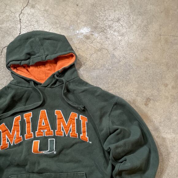 VTG University of Miami Hurricanes OVB NFL Hoodie Mens M - Picture 6 of 8